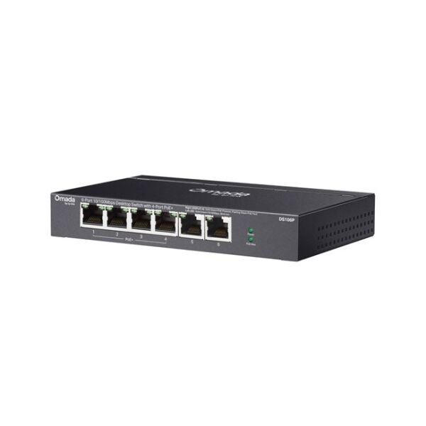Omada 6Port 10/100Mbps 4xPoE 67W (DS106P)