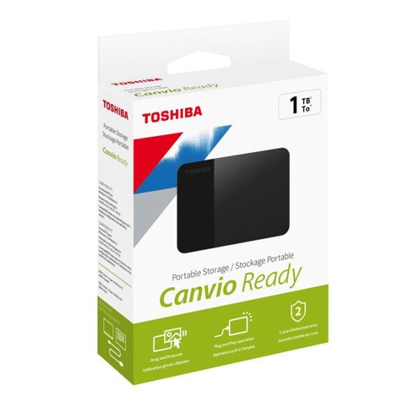 Toshiba 1TB Canvio Ready Usb 3.2 Gen1 HDTP310EK3AA