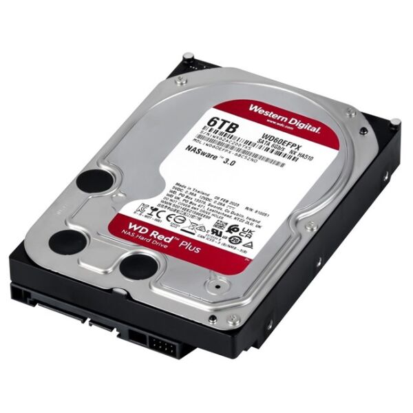 WD Red Plus Nas 6TB 3.5'' 5400Rpm SATA (WD60EFPX)
