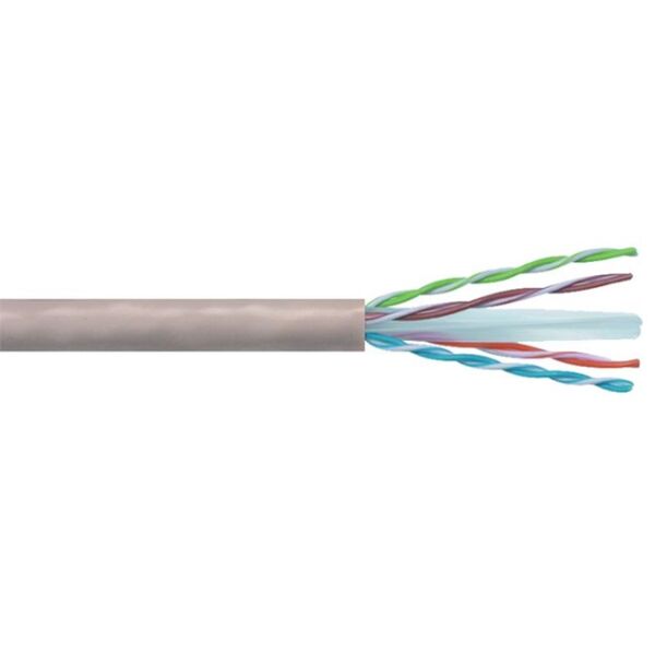 HCS Cat6 Gri U/UTP Makara Kablo LSOH (500m)