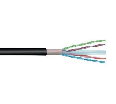 HCS  Cat6 Siyah U/UTP Outdoor Makara Kablo (500m)