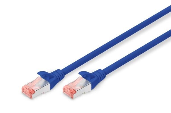Digitus Zırhlı Patch Kablo Cat6 Mavi (5m)