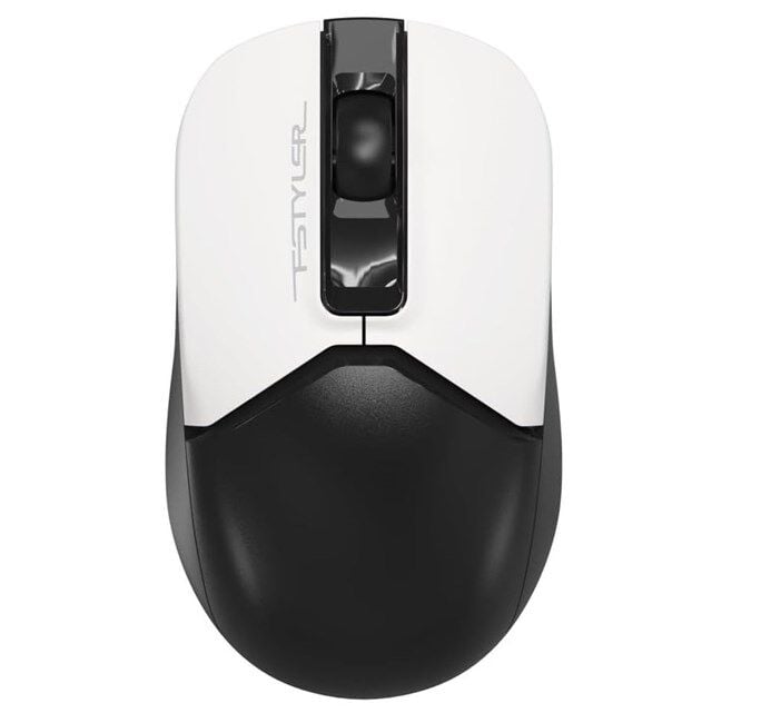 A4-Tech Kablosuz Mouse Nano Beyaz-Siyah (FG12S)