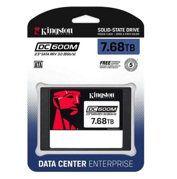 Kingston SEDC600M Enterprise 7.68TB 2.5'' SATA SSD