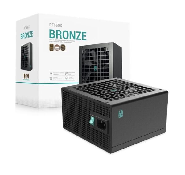 DeepCool 650W 80+ Bronz Power Supply (PF650X)