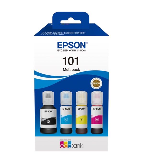 Epson 101 4 Renk Multipack Kartuş C13T03V64A