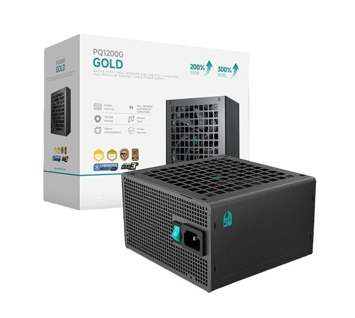 DeepCool 1200W 80+ Gold Power Supply (PQ1200G)