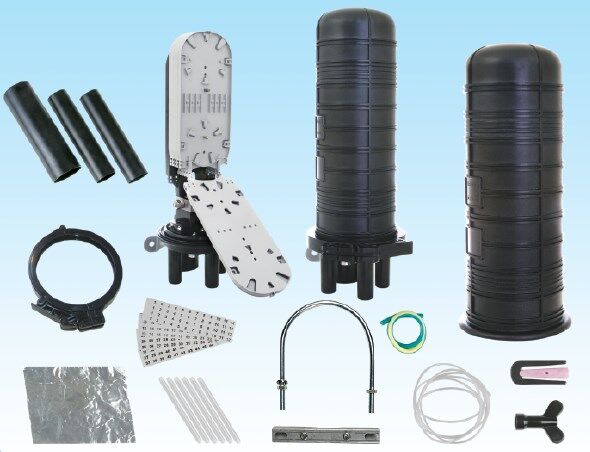 HCS Fiber Optik Yer Altı Ek Kutusu 12 Kasetli