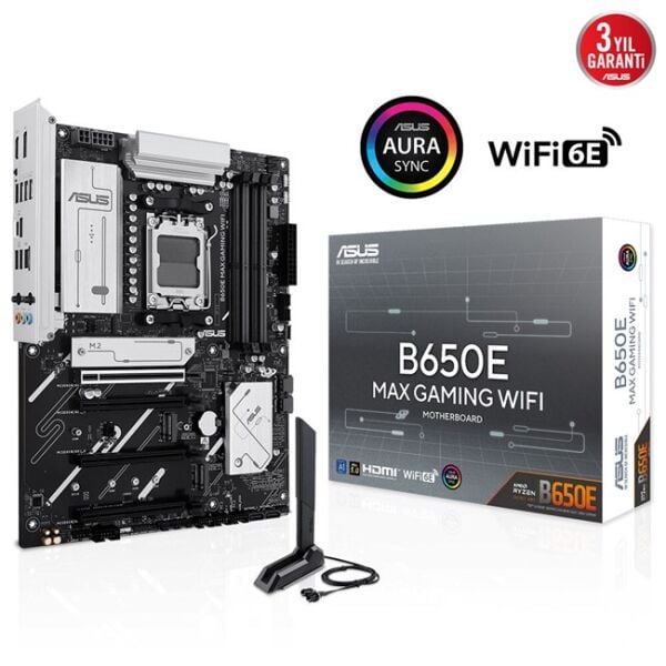 Asus B650E Max Gaming WiFi AM5 DDR5 DP HDMI Type-C