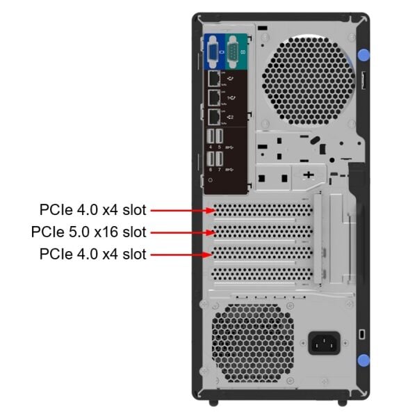 LENOVO SERVER THINKSYSTEM ST50 V3 INTEL XEON E-2434 (4C/3.4GHz) 1x32GB DDR5 2x960GB LENOVO SSD (2x3.5'') SW RAID NO DVD 500W MINI TOWER - 7DF3A00YEA