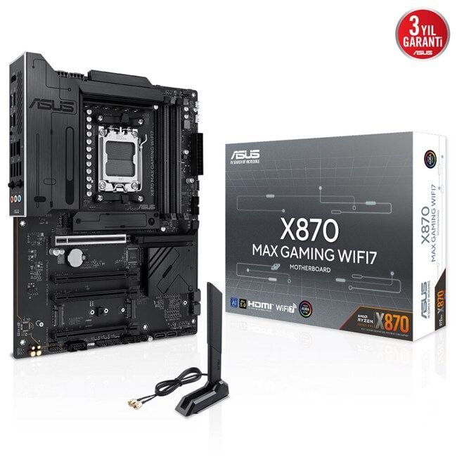 Asus X870 Max Gaming Wifi-7 AM5 DRR5 Hdmi Type-C
