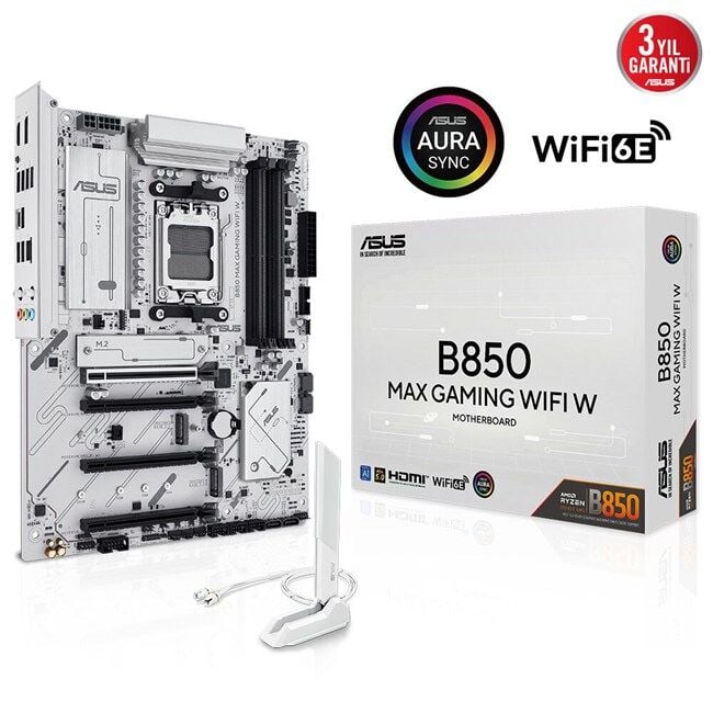 Asus B850 Max Gaming WiFi W AM5 D5 Type-C