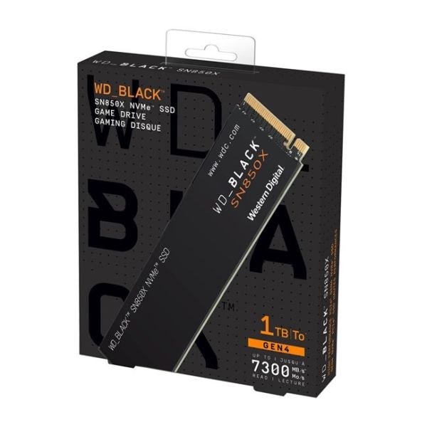 WD Black SN850X 1TB NVMe M.2 (7300/6300)